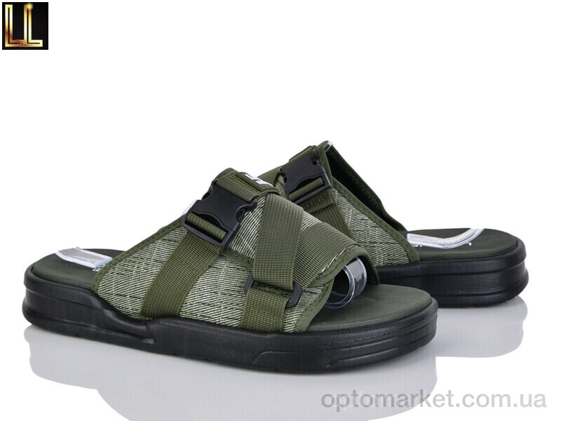 Купить Шльопанці чоловічі L216-8 Lilin зелений, фото 1