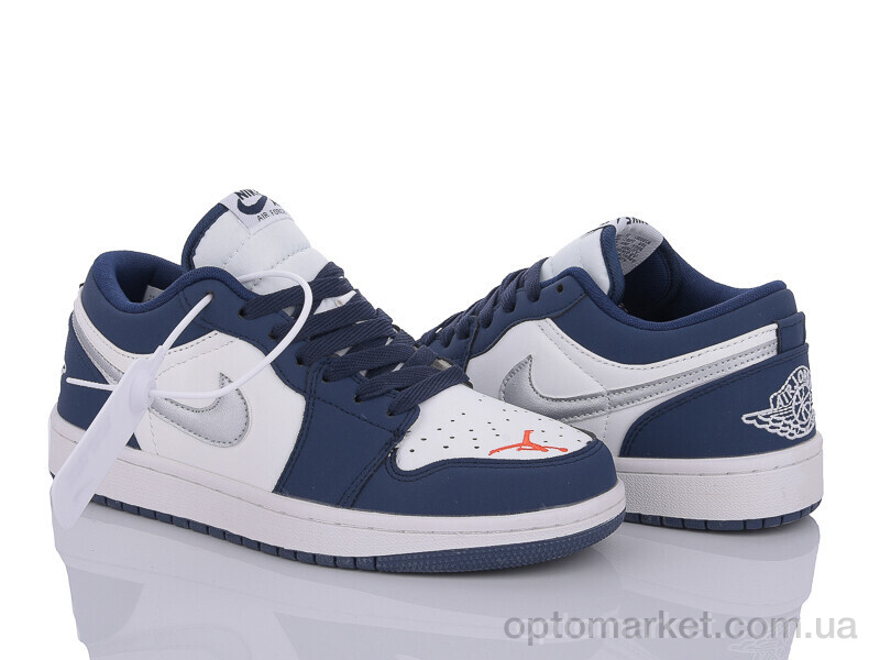 Купить Кросівки жіночі L2207-1 navy-white N.ke синій, фото 2