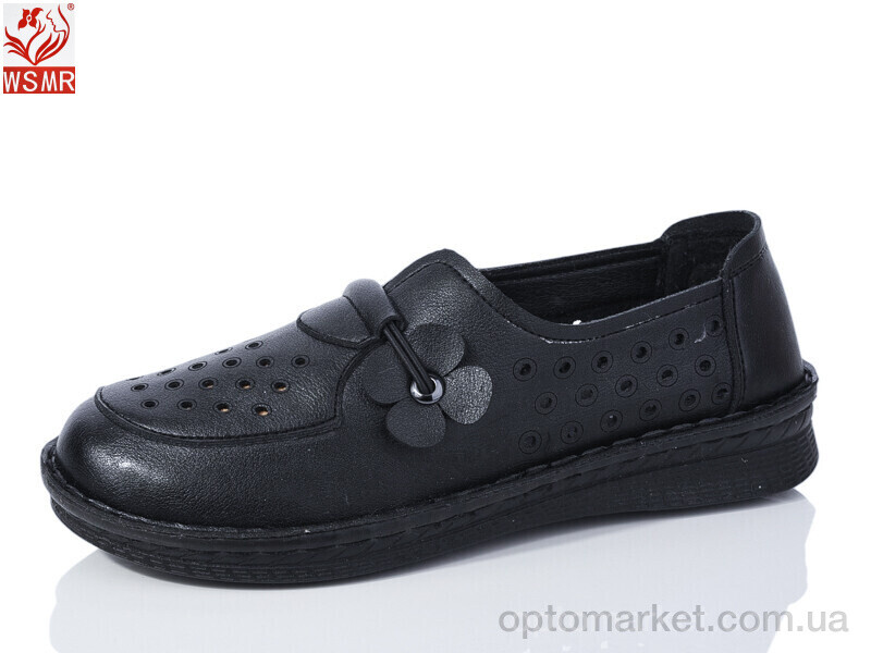 Купить Туфлі жіночі L222-1 WSMR чорний, фото 1