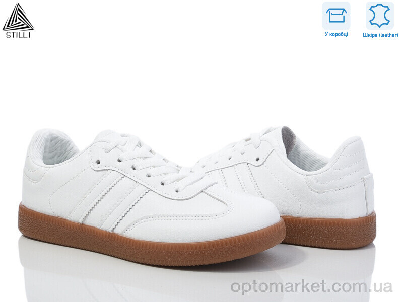 Купить Кросівки жіночі L2410-14 шкіра Stilli білий, фото 1