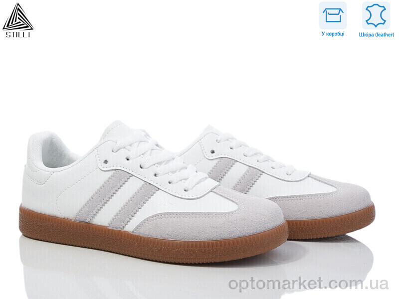 Купить Кросівки жіночі L2410-17 шкіра Stilli білий, фото 1