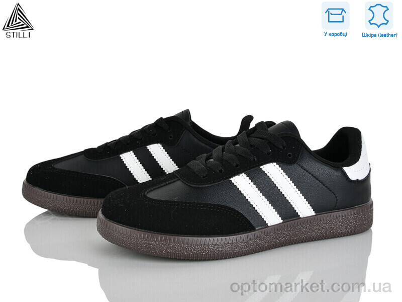 Купить Кросівки жіночі L2410-35 шкіра Stilli чорний, фото 1