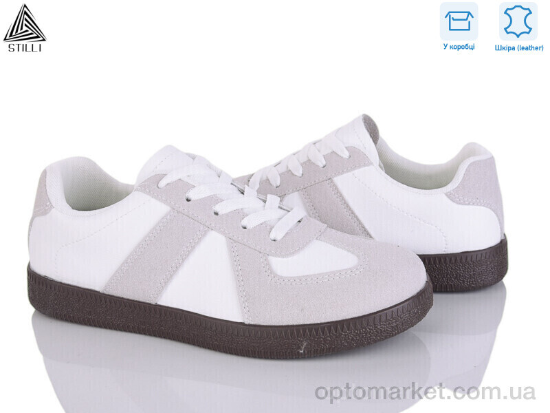 Купить Кросівки жіночі L2440-8 шкіра Stilli білий, фото 1