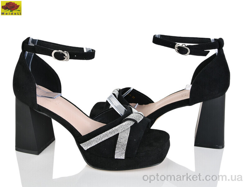 Купить Босоніжки жіночі L256-1 Mei De Li чорний, фото 1