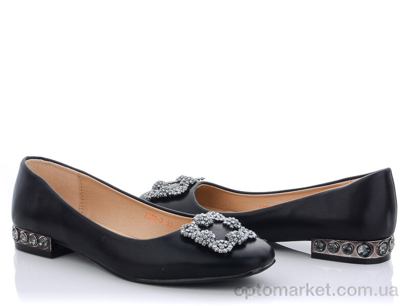 Купить Туфлі жіночі L270-3 Cicikom чорний, фото 1