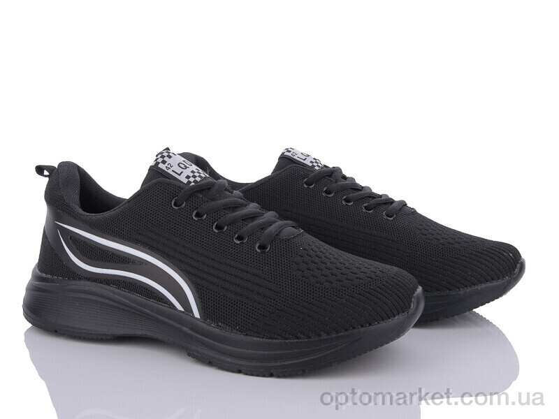 Купить Кросівки чоловічі L275-1 LQD чорний, фото 1