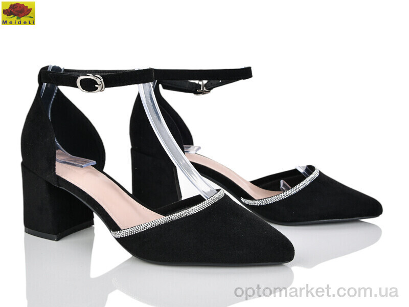 Купить Туфлі жіночі L2813-1 Mei De Li чорний, фото 1