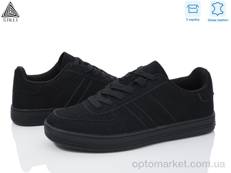 Купить Кросівки чоловічі L300-6R шкіра піна Stilli чорний, фото 1