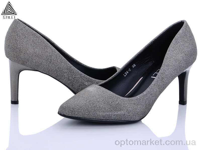 Купить Туфлі жіночі L34-2 Stilli графіт, фото 1