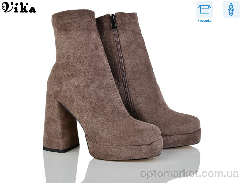 Купить Черевики жіночі L4 Vika коричневий, фото 1
