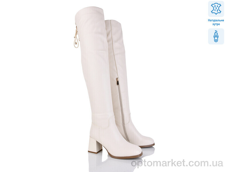 Купить Ботфорти жіночі L421-8M Lino Marano бежевий, фото 1