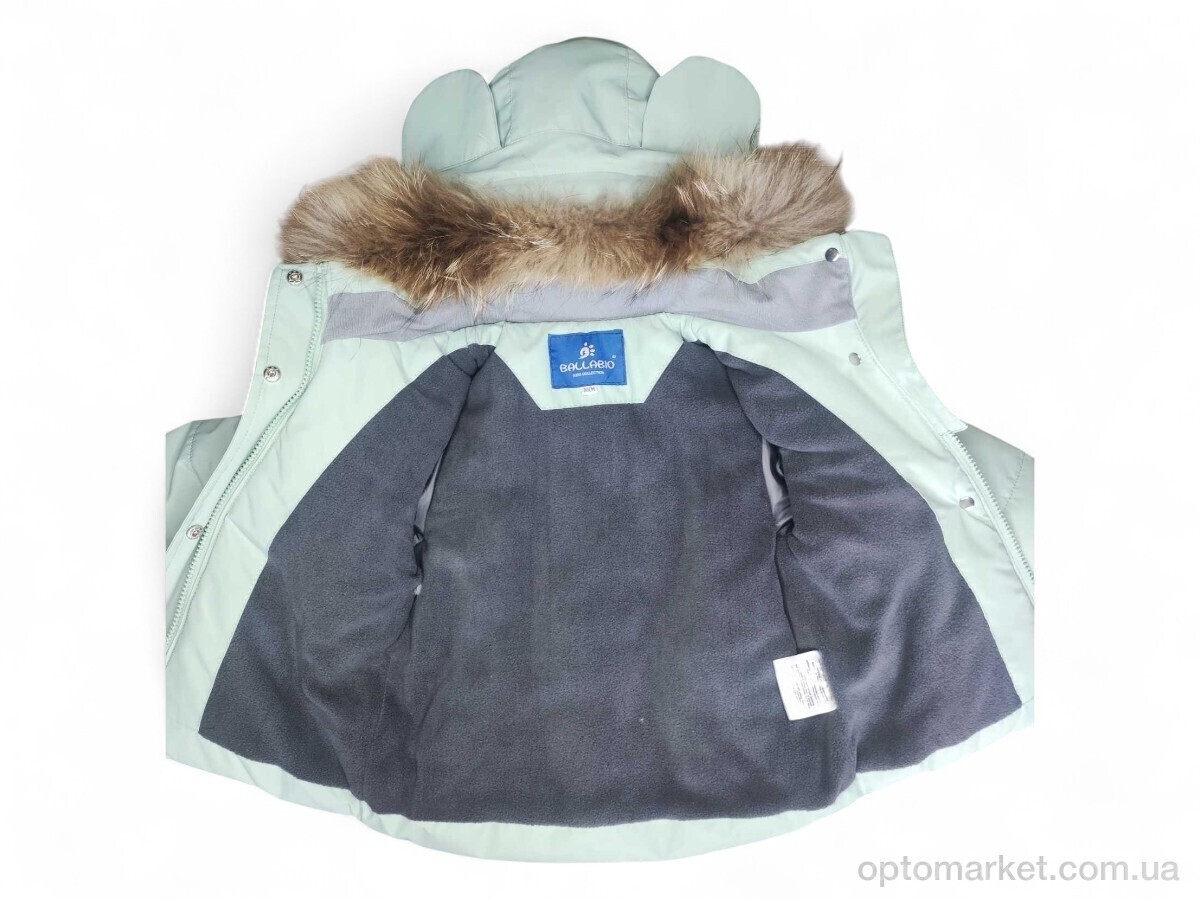 Купить Комплекти дитячі дитячі L538 куртка-напівкомбінезон фісташковий Ballabio зелений, фото 4