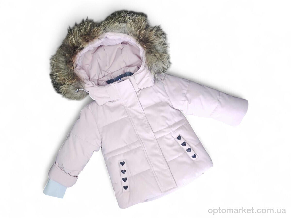 Купить Комплекти дитячі дитячі L538 куртка-напівкомбінезон пудра Ballabio рожевий, фото 2