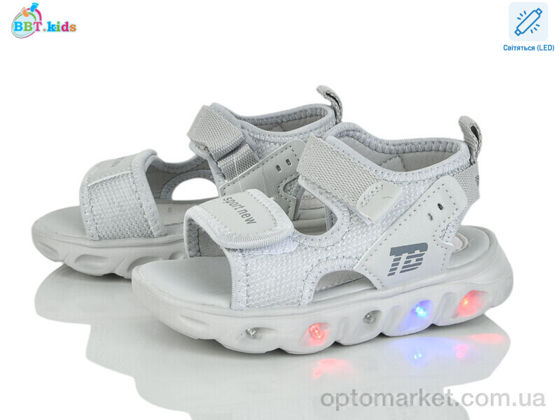Купить Сандалі дитячі L609-2-8 LED BBT сірий, фото 1