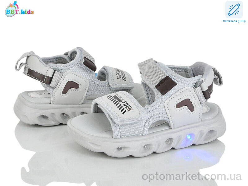 Купить Сандалі дитячі L615-2-3 LED BBT сірий, фото 1