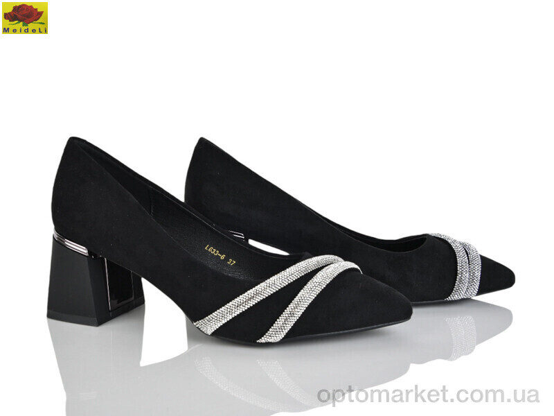 Купить Туфлі жіночі L633-6 Mei De Li чорний, фото 1