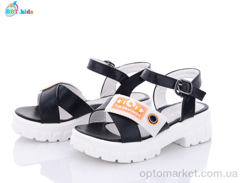 Купить Босоніжки дитячі L6500-1 bbt.kids чорний, фото 1