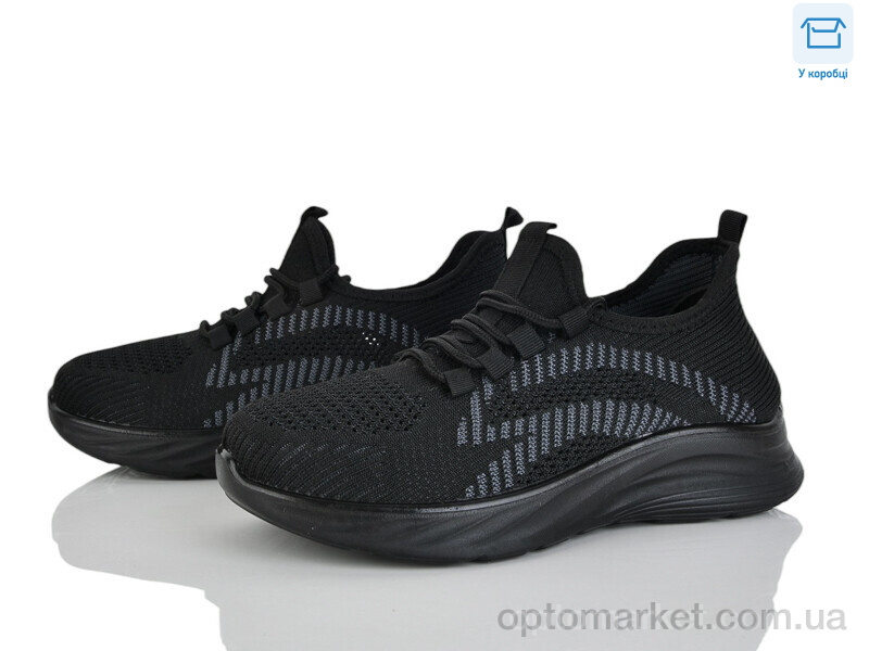 Купить Кросівки жіночі L66-1 піна Moli чорний, фото 1