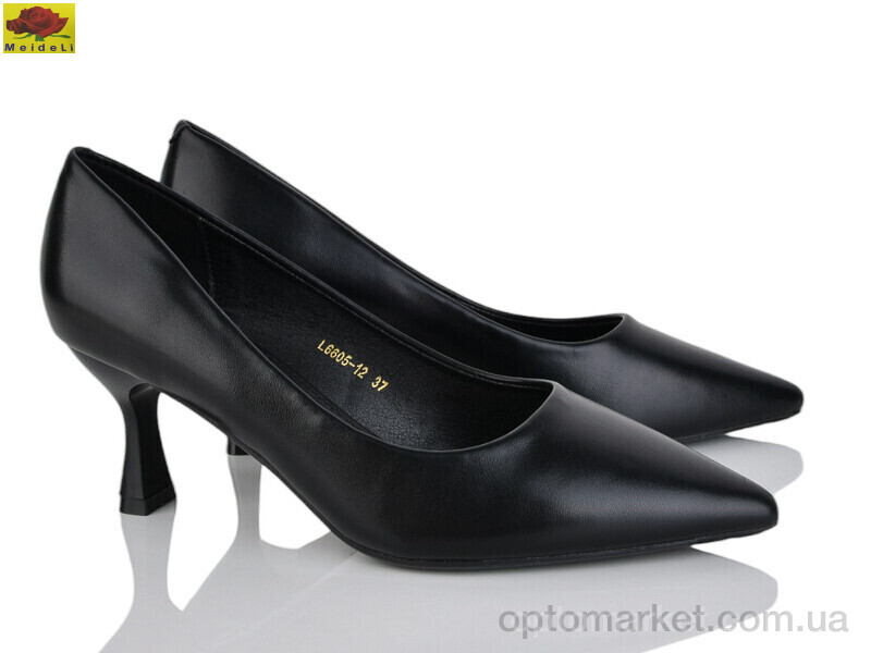 Купить Туфлі жіночі L6605-12 Mei De Li чорний, фото 1