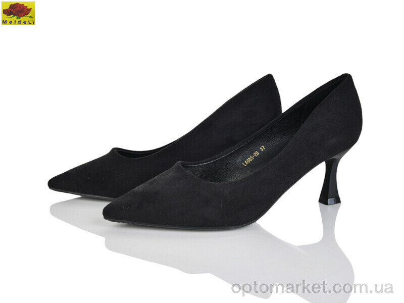 Купить Туфлі жіночі L6605-20 Mei De Li чорний, фото 1