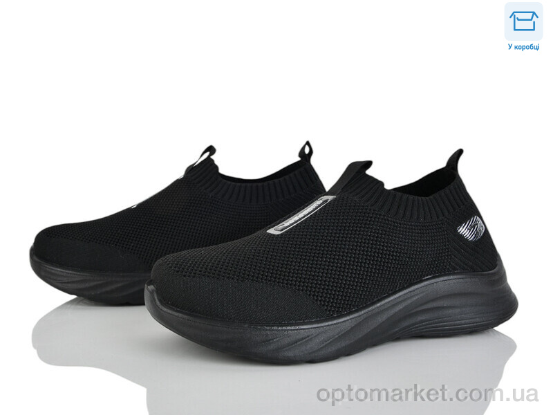 Купить Кросівки жіночі L68-1 піна Moli чорний, фото 1