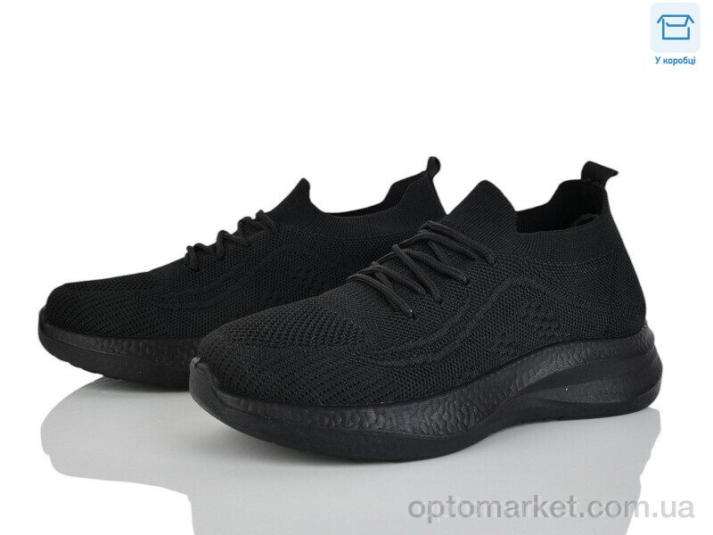 Купить Кросівки жіночі L69-1 піна Moli чорний, фото 1
