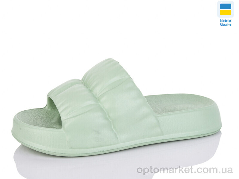 Купить Шльопанці жіночі L7 олива Cross зелений, фото 1