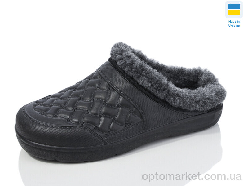 Купить Галоші жіночі L8 чорний хутро Cross чорний, фото 1