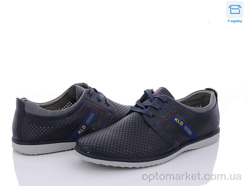 Купить Туфлі чоловічі L80017-1D Kulada синій, фото 1