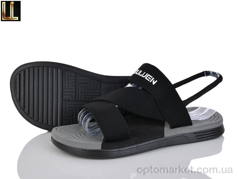Купить Сандалі чоловічі L81-186 Lilin чорний, фото 1