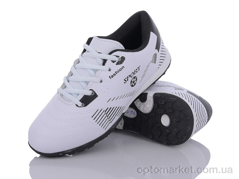 Купить Футбольне взуття дитячі L902-5 LQD білий, фото 1
