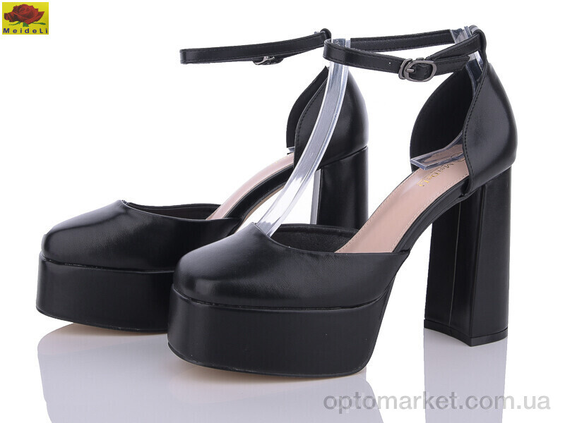 Купить Туфлі жіночі L9058-3 Mei De Li чорний, фото 1