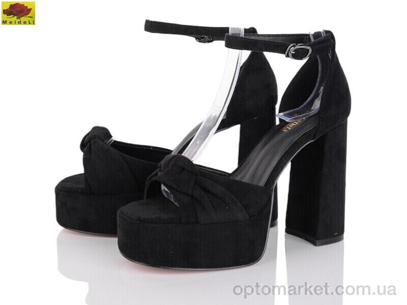 Купить Босоніжки жіночі L9102-5 Mei De Li чорний, фото 1
