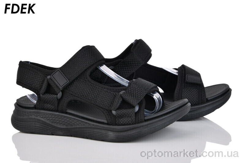 Купить Босоніжки унісекс L9232-1 Fdek чорний, фото 1