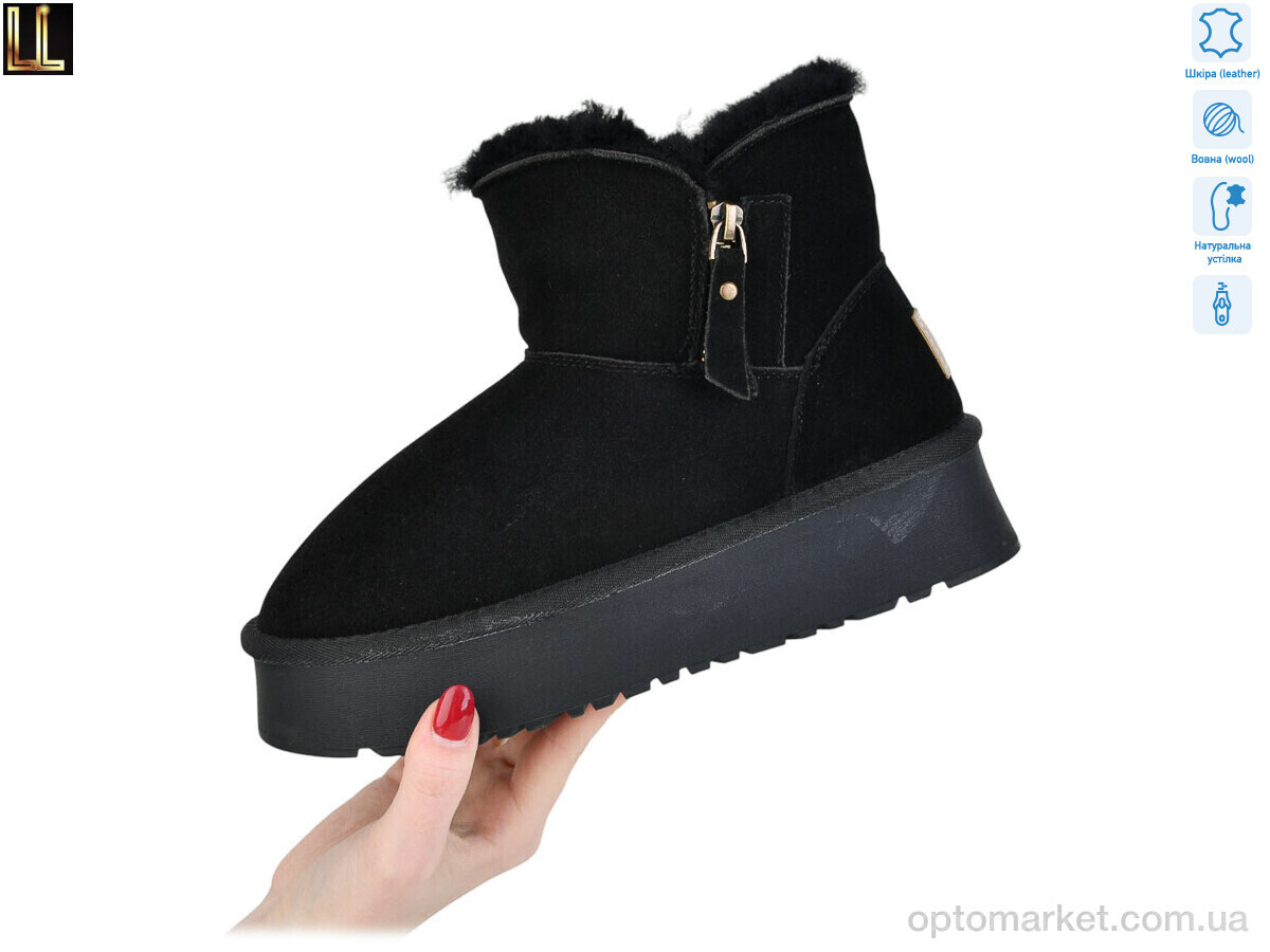 Купить Уги жіночі L951-2A Lilin чорний, фото 2