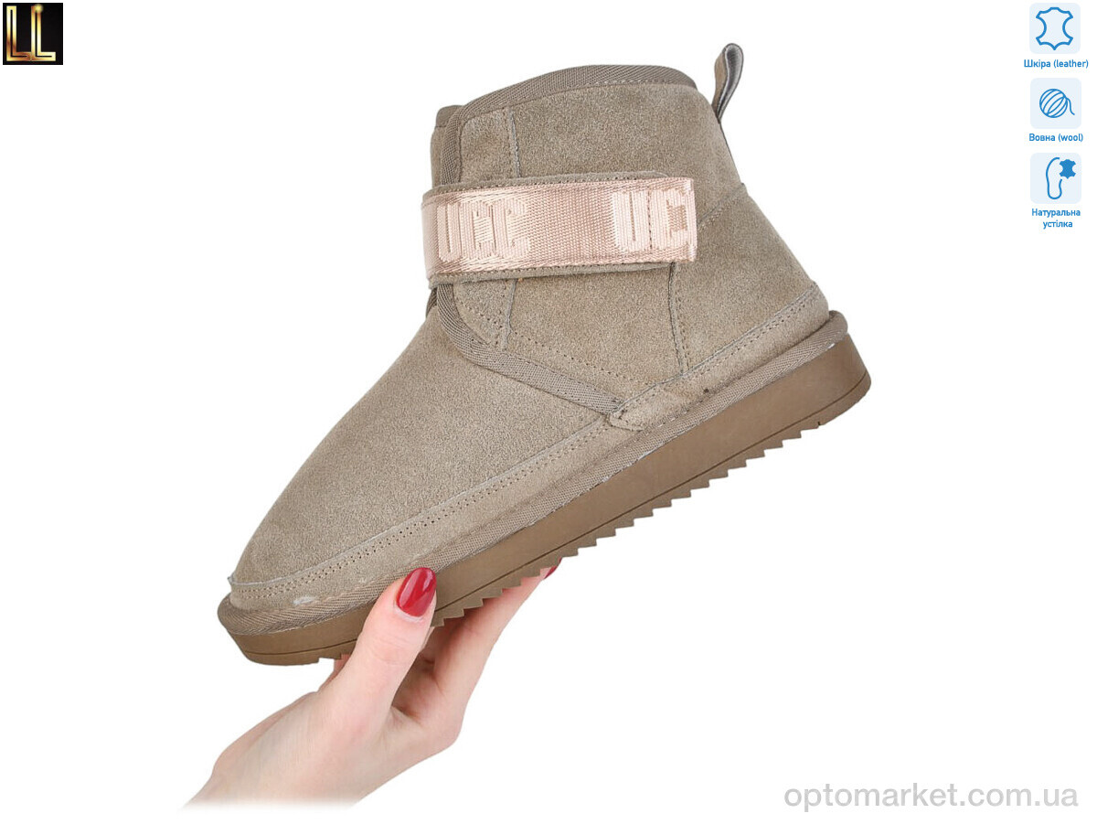 Купить Уги жіночі L955-12A Lilin хакі, фото 2