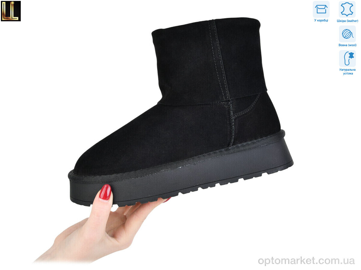 Купить Уги жіночі L956-1 Lilin чорний, фото 2