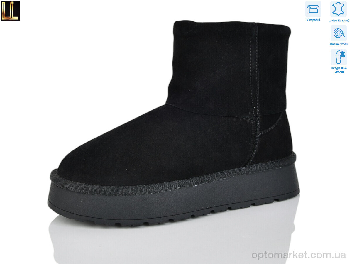 Купить Уги жіночі L956-1 Lilin чорний, фото 3