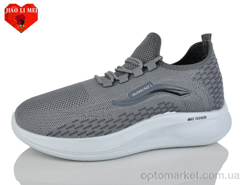 Купить Кросівки чоловічі L97 Jiao Li Mei сірий, фото 1