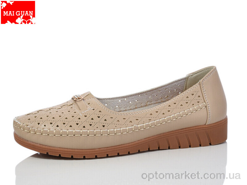 Купить Туфлі жіночі L996-1 Maiguan бежевий, фото 1