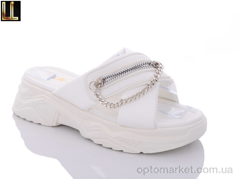 Купить Шльопанці жіночі LB25-6 Lilin shoes білий, фото 1