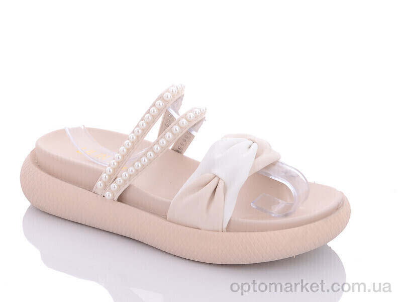 Купить Шльопанці жіночі LB30-6 Lilin shoes бежевий, фото 1
