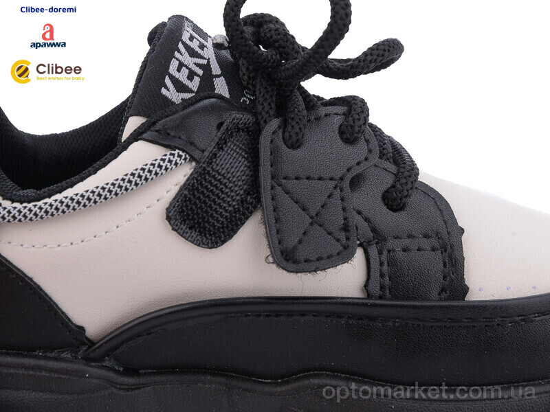 Купить Кросівки дитячі LB68 white-black Apawwa білий, фото 2