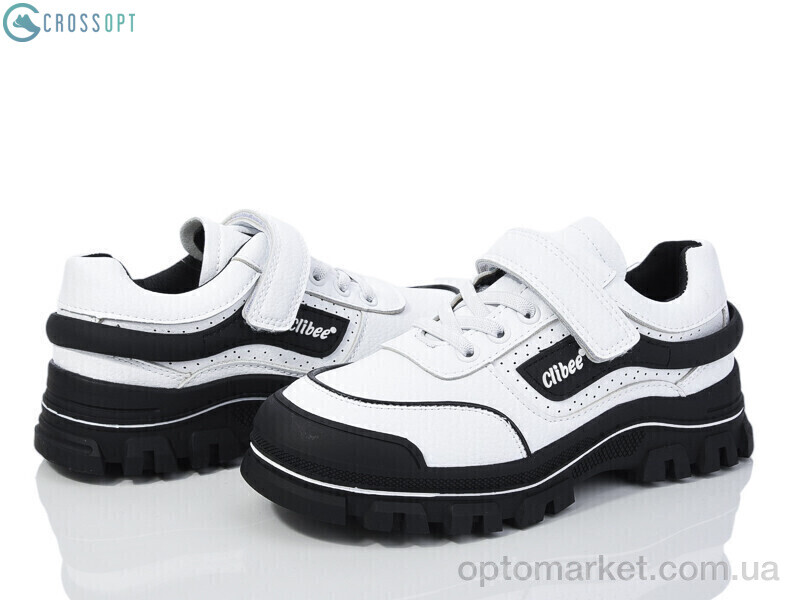Купить Кросівки дитячі LC100 white-black Clibee білий, фото 1