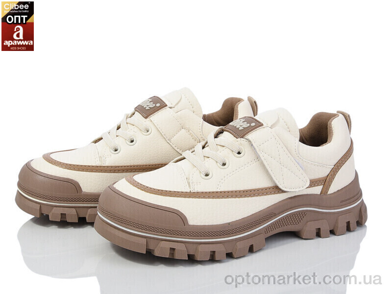 Купить Кросівки дитячі LC101 beige-khaki Clibee бежевий, фото 1