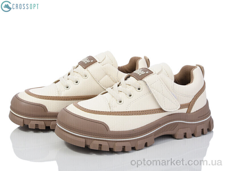 Купить Кросівки дитячі LC101 beige-khaki Clibee бежевий, фото 1