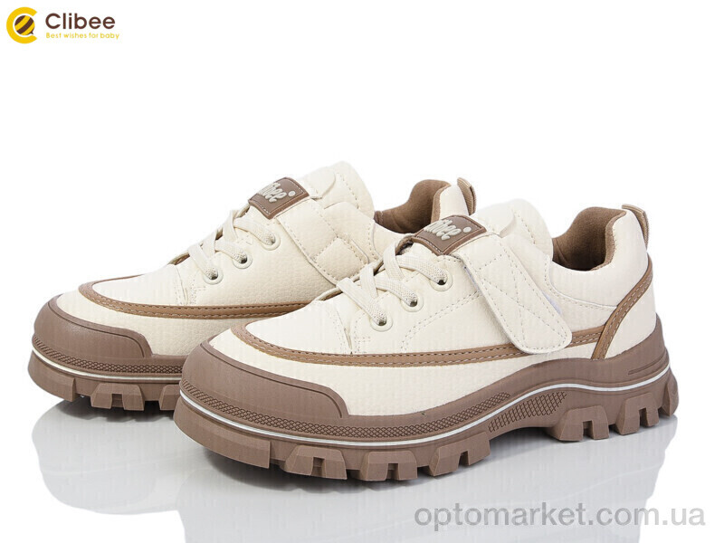 Купить Кросівки дитячі LC101 beige-khaki Clibee бежевий, фото 1