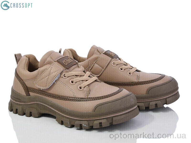 Купить Кросівки дитячі LC101 khaki Clibee коричневий, фото 1