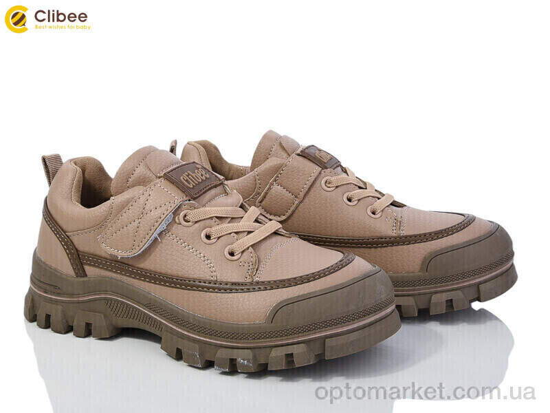 Купить Кросівки дитячі LC101 khaki Clibee коричневий, фото 1