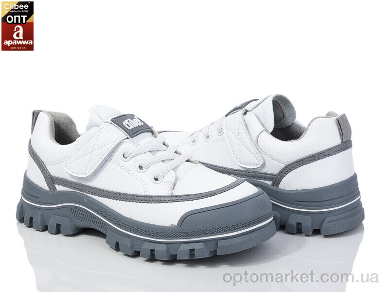 Купить Кросівки дитячі LC101 white-grey Clibee білий, фото 1